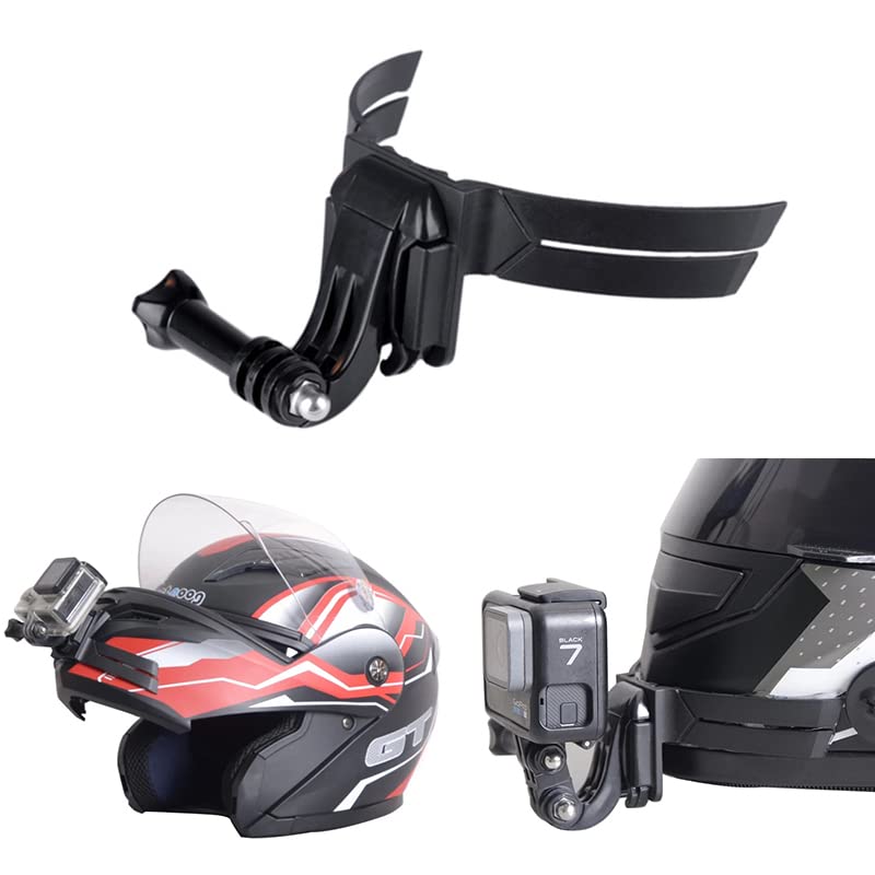 Motorcycle Helmet Chin Stand Mount Holder for Insta360 One RS R GoPro 10 9 Full Face Holder for DJI Action 2 Camera Accessories