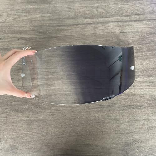 K1 Helmet Photochromic Visor Replacement,UV Protective Scratch-Resistant Helmet Face Shield Windproof Visor Compatible with K1,K1S,K3SV,K5,K5S - color: Photochromic Clear/Deep Black
