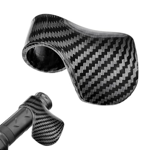 Motorcycle Cruise Control Assist, Plastic Motorbike Throttle Assist Wrist Hand Grip Accelerator Assistant, Universal Handlebar Oil Control Rocker Rest for Most Motorcycles (Carbon Fiber) - color: Carbon Fiber