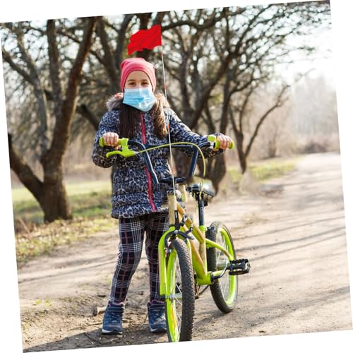 2sets Bike Flag Pole Safety Bicycle Flagpole Accessory Flagpoles for Bike Flag Display Bracket Motorcycle Mounts Rear Seat Bracket