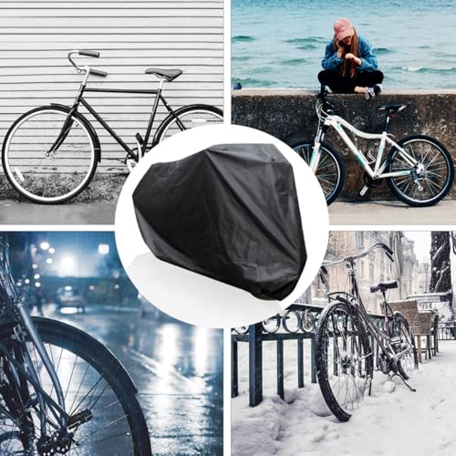 Universal Outdoor Motorcycle and ATV Cover Waterproof Sun Protection Oxford Cloth with Double Stitched Seams and Windproof Clasp, Anti-Theft Design for All-Season Use