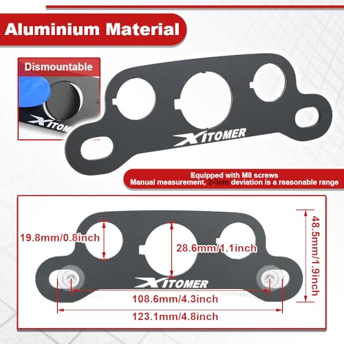 xitomer Motorcycle Dash Shelves Universal Dash Panel