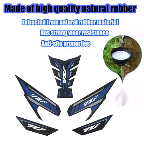 For YZF R25 R3 YZF R3 YZF R25 YZFR25 YZFR3 2025 motorcycle side tank pads tank pads knee pads protectors decals traction pads yzf r3 r25 2019-2025 motorcycle accessories (blue)