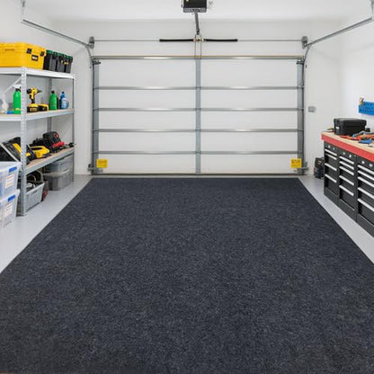 Heavy Duty Oil Spill Mat, 7' 2" x 8' 4", Premium Absorbent Oil Pad, Garage Floor Mat for Under Car, Protects Garage Floor from Spills, Drips, Splashes and Stains,Washable, Reusable - size: 7' 2" x 8' 4"