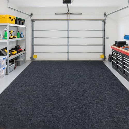 Heavy Duty Oil Spill Mat, 7' 2" x 8' 4", Premium Absorbent Oil Pad, Garage Floor Mat for Under Car, Protects Garage Floor from Spills, Drips, Splashes and Stains,Washable, Reusable - size: 7' 2" x 8' 4"