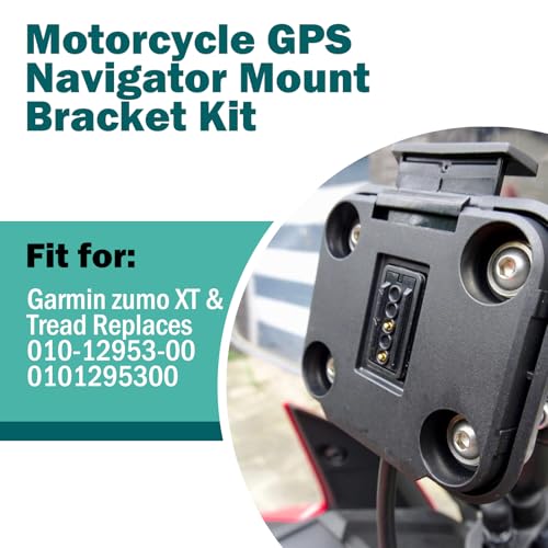 Motorcycle GPS Navigator Mount Bracket Kit Fit for Garmin Zumo XT & Tread Replaces ‎010-12953-00 0101295300 - size: XT1 Mount