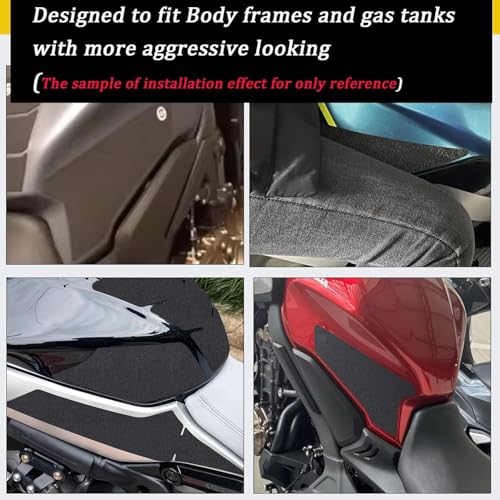 Compatible with C&FMOTOR 675SR-R 675SR R 2024 Side Fuel Tank Pads Protector Stickers Decal Gas Knee Grip Traction Pad Side Sticker Accessories (Clear)