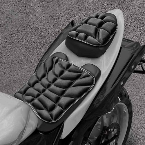 Motorcycle Seat Cushion for Yamaha V Star 650 Custom 1998–2017, Seat Pads with Eva Foam-Shock Absorbing Waterproof Non-Slip Base Motorcycle Accessories - color: B