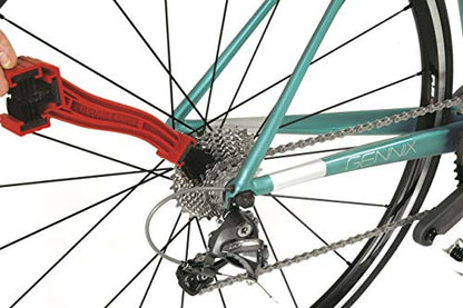 Finish Line Grunge Brush Bike Chain & Gear Cleaner – Dual-Sided Bristles for Chains, Cassettes & Hard-to-Reach Areas | bike-cleaning-tools - size: 1 Count (Pack of 1)