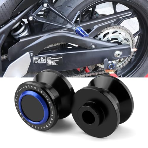 8MM Swingarm Spools Sliders Fit Ninja 400 500 NINJA650 ZX-6R ZX-10R Z900 Z650 Z400 GSXR6000 GSXR750 GSXR1000 CBR 600 CBR600RR CBR1000RR RR F2 F3 F4 F4i | M8 Universal Rear Frame Sliders Stand BE - color: blue, size: M8