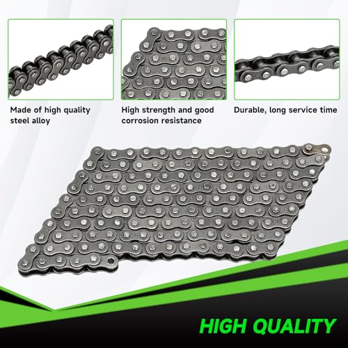 35 Chain 140 Links Chain Breaker Kit for Mini Bike Coleman CT100U CC100X Baja DB30 Blitz Racer Motovox MBX10 MBX11 Monster Mega Moto 80 105cc Predator 212cc 100cc 97cc Go Kart Minibike Parts