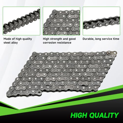 35 Chain 140 Links Chain Breaker Kit for Mini Bike Coleman CT100U CC100X Baja DB30 Blitz Racer Motovox MBX10 MBX11 Monster Mega Moto 80 105cc Predator 212cc 100cc 97cc Go Kart Minibike Parts