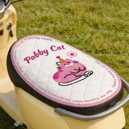 Scooter Seat Protector – Reflective Sun Blocking Cushion Cover, Ddual Layer Thermal Barrier, Weather Resistant Saddle Guard | Ideal for Electric Scooters, Mopeds, Outdoor Parking, Hot Climate - color: Pink