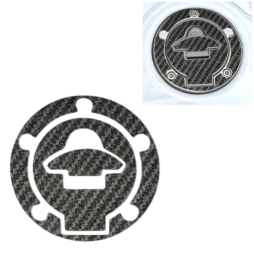 Motorcycle Carbon Tank Pad Protector Sticker Fuel Gas Oil Cap Decal, Anti-Scratch Oil Gas Tank Pad (YZF-R125/15/25/3 MT-03/25 M-s1az150) - color: Yzf-r125/15/25/3 Mt-03/25 M-s1az150