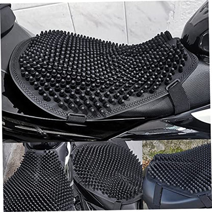 Breathable Skid Silicone Motorcycle Seat Pad Lightweight Cooling Motorbike Cushion Cover for Long Rides Heat Resistant and Comfortable Saddle Protector