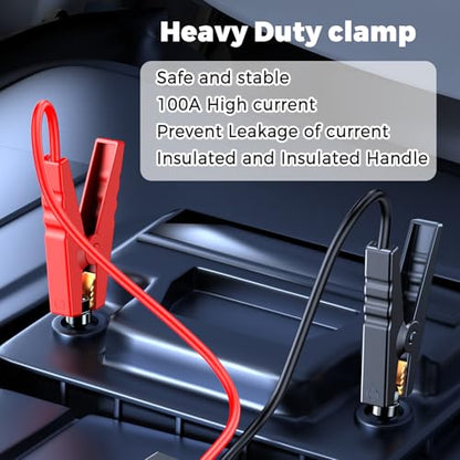 Jumper Cable Kit with Switch for Mak.ita 18V Battery, Reinforced Clamps 12AWG 5.9Ft Booster Cable for Car Motorcycle, Compatible with BL1830 BL1840 BL1850 etc. - style: For Mak.ita 18V