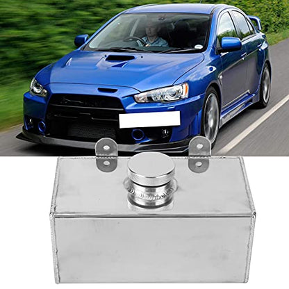 Windscreen Washer Bottle, KIMISS Intercooler Aluminium Welded 2L Polished Intercooler Spray Polished Universal for Car Parts