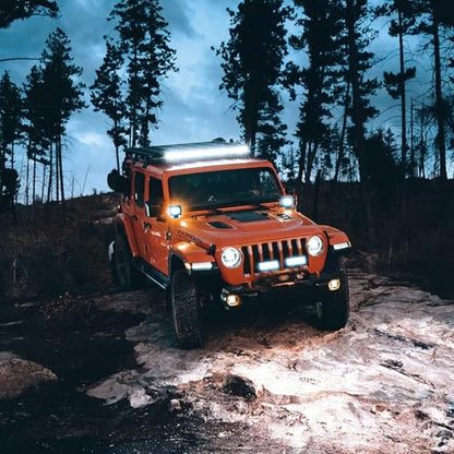 Nilight LED Pods 6PCS 6.5 Inch 120W Light Bar Triple Rows Spot Flood Combo Driving Light Waterproof Led Work Light Off-Road Truck Car ATV SUV Cabin Boat - color: 6Pcs Led Pods, size: Led Pods
