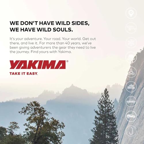 Yakima OffGrid Large Premium Cargo Basket Roof Rack with Quick Release Mounting System and Removable Fairing and Accessory Bars, Black - size: Large