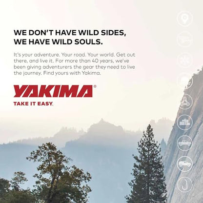 Yakima OffGrid Large Premium Cargo Basket Roof Rack with Quick Release Mounting System and Removable Fairing and Accessory Bars, Black - size: Large