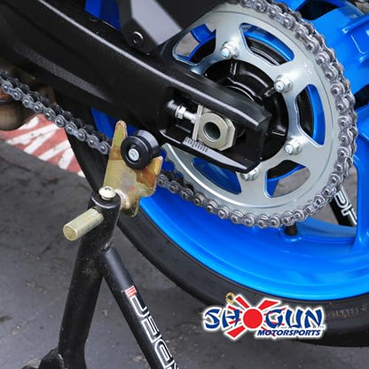 Shogun USA Made Kaw ZX10 ZX10R ZX10RR 2016-2026 Suzuki GSX-8S GSX8S GSX 8S 2023-2026 Swingarm Swing Arm Spools - Sliders - Black - 701-0739