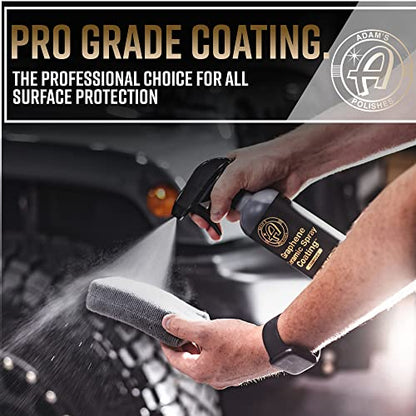 Adam's Polishes Advanced Graphene Ceramic Spray Coating - 18+ Months Sprayable Graphene Oxide Ceramic Coating for Cars, Boats, RV's & Motorcycle | Adds Extreme Gloss, Depth, Shine & Protection - style: Advanced 12oz