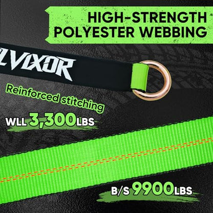 4 Pack Car Tie Down Straps for Trailers - 2" x 96" - 9900LBS Break Strength - Tire Ratchet Strap with Snap Hooks - Adjustable Wheel Straps for Hauling UTV, SUV, Truck, Any Cars - color: Green