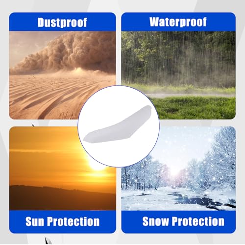 Dirt Bike Seat Cover Motorcycle Gripper Cushion Cover Universal for CRF XR RMZ RR YZF YZ PW TTR WR KLX KX All Most Dirt Pit Bikes Enduro White - color: White