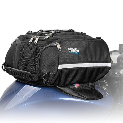 Chase Harper USA 1650 Magnetic Tank Bag - Water-Resistant, Tear-Resistant, Industrial Grade Ballistic Nylon with Anti-Scratch Rubberized Polyester Bottom, Strong Neodymium Magnets, 11.5"L x 10"W x 7"H - size: Magnetic Mount