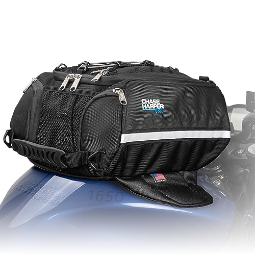 Chase Harper USA 1650 Magnetic Tank Bag - Water-Resistant, Tear-Resistant, Industrial Grade Ballistic Nylon with Anti-Scratch Rubberized Polyester Bottom, Strong Neodymium Magnets, 11.5"L x 10"W x 7"H - size: Magnetic Mount