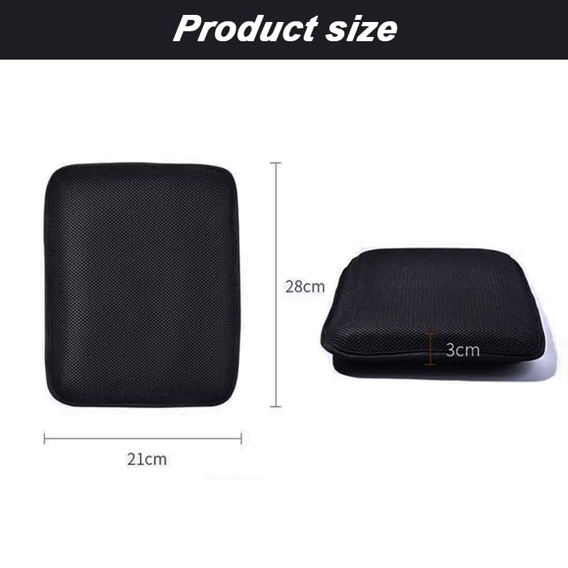 Motorcycle Seat Cushion for Honda SCL500 2024, 3D Honeycomb Shock Absorbing Seat Pad, Breathable Gel Seat Cushion Comfortable for Motorbike Long Rides