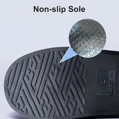 Waterproof Shoe Covers, Reusable & Foldable Rain Boot Shoe Cover with Zipper, Non-Slip, Reflector, Men Women Rain Gear, Black - size: Large Wide