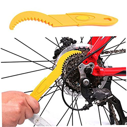 KOMBIUDA 6-in-1 Bike Cleaner Tool Kit for Bikes Chain Brush Tire Cleaning Brush Set Sprocket Scraper Compact Ergonomic Design