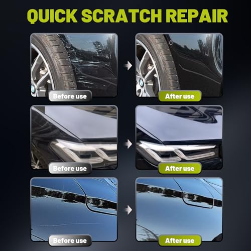 Upgraded Car Scratch Remover Kit, Scratch Remover for Vehicles ＆ Cars, Car Paint Scratch Repair, Polishing ＆ Rubbing Compound Paint Restorer with Applicator Pad, add Gloss ＆ Shine 16OZ, 1 Pack