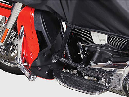 Defender Extreme Motorcycle Half Cover; Waterproof; UltraMax Fabric (DEX-RT1H) - size: Touring Motorcycle Half Cover