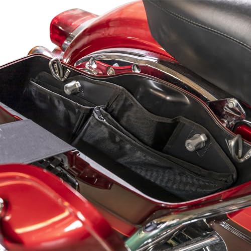 Mofun Motorcycle Saddlebag Organizers Bags Saddle Bag Organizers Storage Bag Compatible With Harley Touring Street Road Electra Glide Road King 2014-2023 - style: For 2014-up