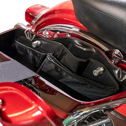 Mofun Motorcycle Saddlebag Organizers Bags Saddle Bag Organizers Storage Bag Compatible With Harley Touring Street Road Electra Glide Road King 2014-2023 - style: For 2014-up