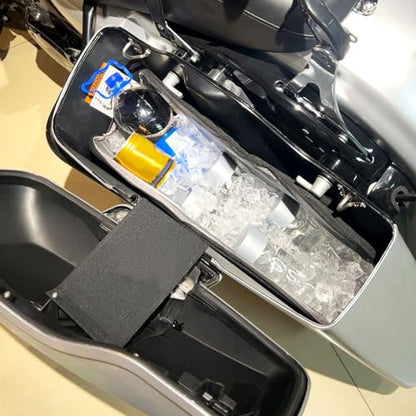 Motorcycle Saddlebag Cooler Bag for Touring Road Glide Electra Glide and Models with Hard Saddlebags, Saddle Bag Insert Cooler Motorcycle Beverage Cooler Bag