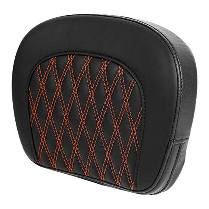 Detachable Sissy Bar Backrest Pad Fits For Harley 1997-2023 Touring Road King Electra Glide Street Glide 2018-2023 Softail Slim FLSL Low Rider FXLR - color: Style I