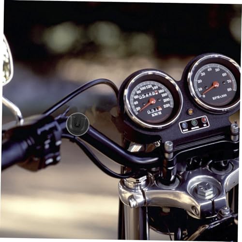 Yardwe Motorbike Microphone Clip Holder Mount for Handheld Radio Easy Installation Mic Hook for Motorcycle Communication Compatible Various Models