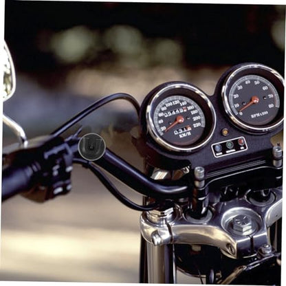 Yardwe Motorbike Microphone Clip Holder Mount for Handheld Radio Easy Installation Mic Hook for Motorcycle Communication Compatible Various Models