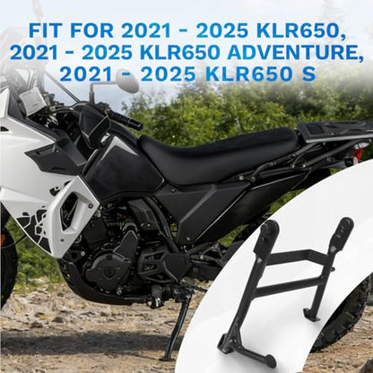 CHIFUN Motorcycle Center Parking Stand Compatible with KLR650, KLR650 Adventure, KLR650 S 2021-2025, Mainstand Kickstand Center Support Rack Mainstand