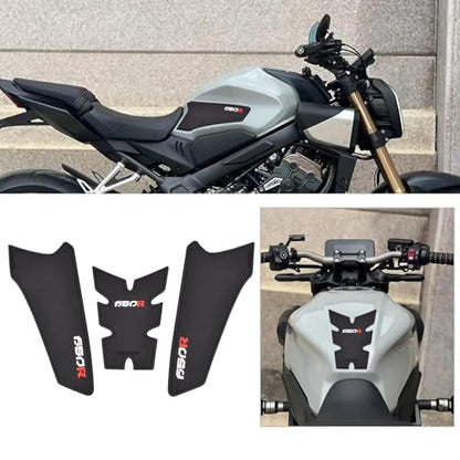 Fit for HO&ND&A CB650R CB 650R CBR650R 2019-2025 Accessories Motorcycle Sticker protection non slip Tank Pad Side Fuel Tank Stickers Motorcycle Knee Grip Decals Fuel Oil Anti-slip