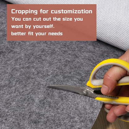 Garage Mats Oversize Garage Floor Paking Mat for Under Car, 7.4 x 17 Ft Non-Slip Gray Garage Flooring Carpets, Absorbent Oil Garage Parking Mat, Waterproof Mats - size: 7.4' x 17'