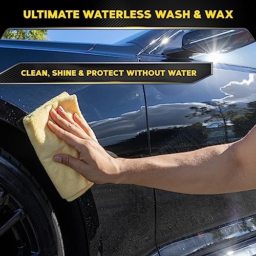Meguiar's G3626 Ultimate Waterless Wash & Wax - 26 Oz Spray Bottle - size: 11 Piece Kit