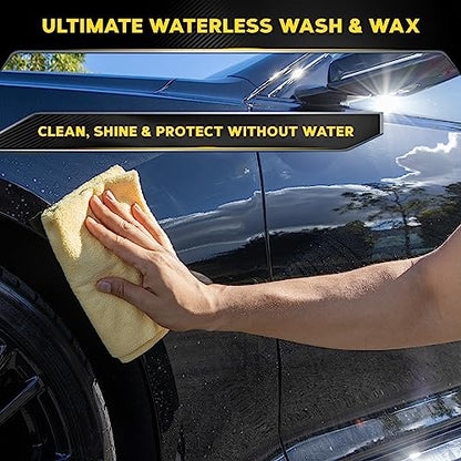 Meguiar's G3626 Ultimate Waterless Wash & Wax - 26 Oz Spray Bottle - size: 11 Piece Kit