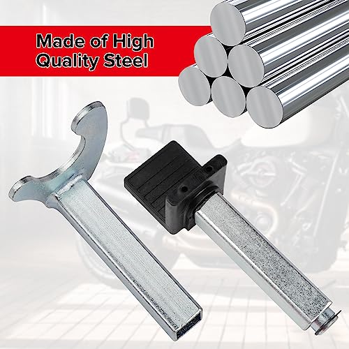 Spool Lift Stand Attachments for Rear Sportbike Motorcycle Stands (Attachment ONLY), U and L-Shaped Adapter 2 Pairs - size: U+L