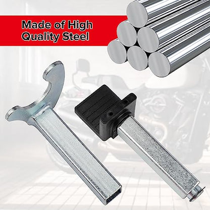 Spool Lift Stand Attachments for Rear Sportbike Motorcycle Stands (Attachment ONLY), U and L-Shaped Adapter 2 Pairs - size: U+L