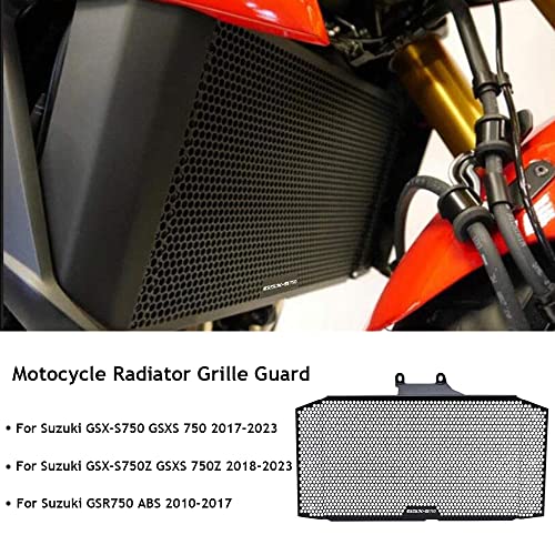 GSX-S 750 2026 Motorcycle Radiator Grille Guard Protective Cover for SUZUKI GSXS750 GSXS 750Z 2017-2026 GSR750/ABS 2010-2017-Black - color: RG - A