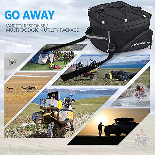 Universal Motorcycle Tail Bags Luggage Rack Top Cases Tailbag For BMW R1200GS R1250GS ADV/LC F700GS F750GS F800GS F850GS F650GS G310GS ADV F900XR 2022 waterproof bag